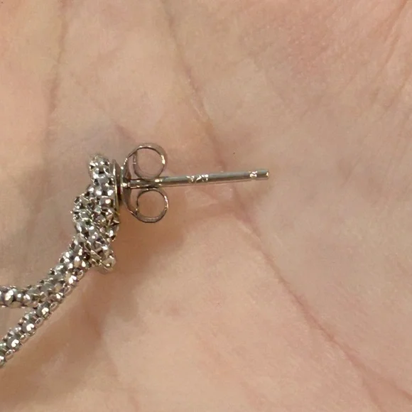 Rhodium over 925 Sterling Silver Freshwater Pearl Dangle Earrings & Necklace Set - Picture 9 of 15